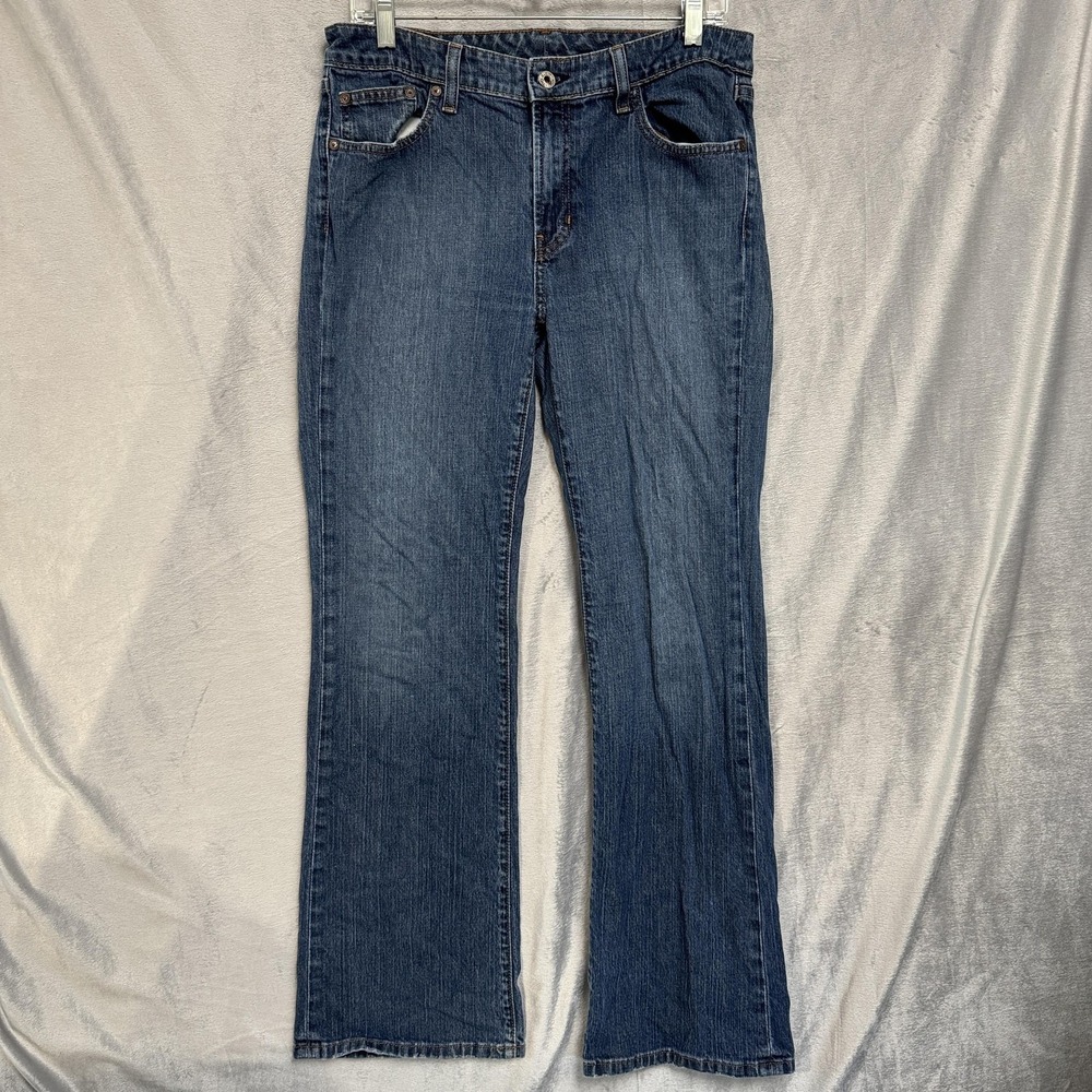 Polo Jeans Company Jeans Womens 10x32 Medium Wash Stretch Kelly Bootcut Denim